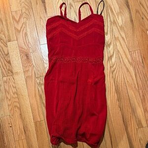 Bebe red dress size M